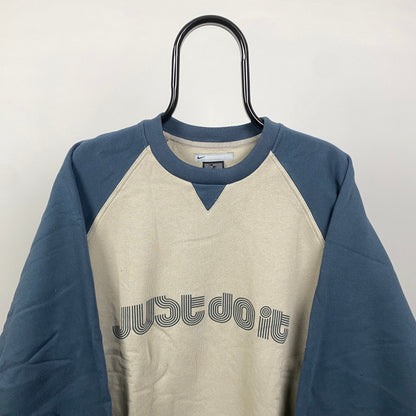 00s Nike Sweatshirt Blue Large