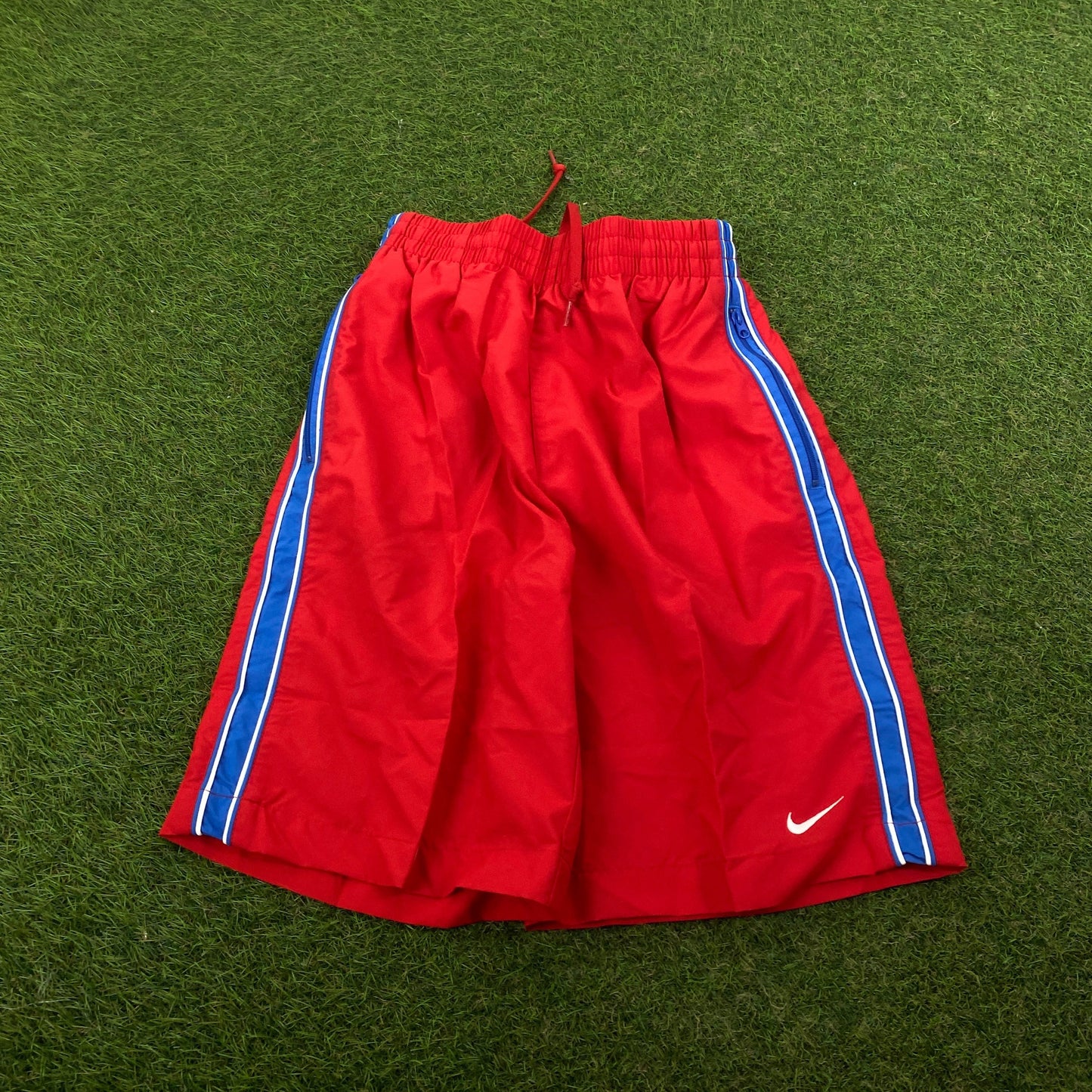 00s Nike Piping Shorts Red XS