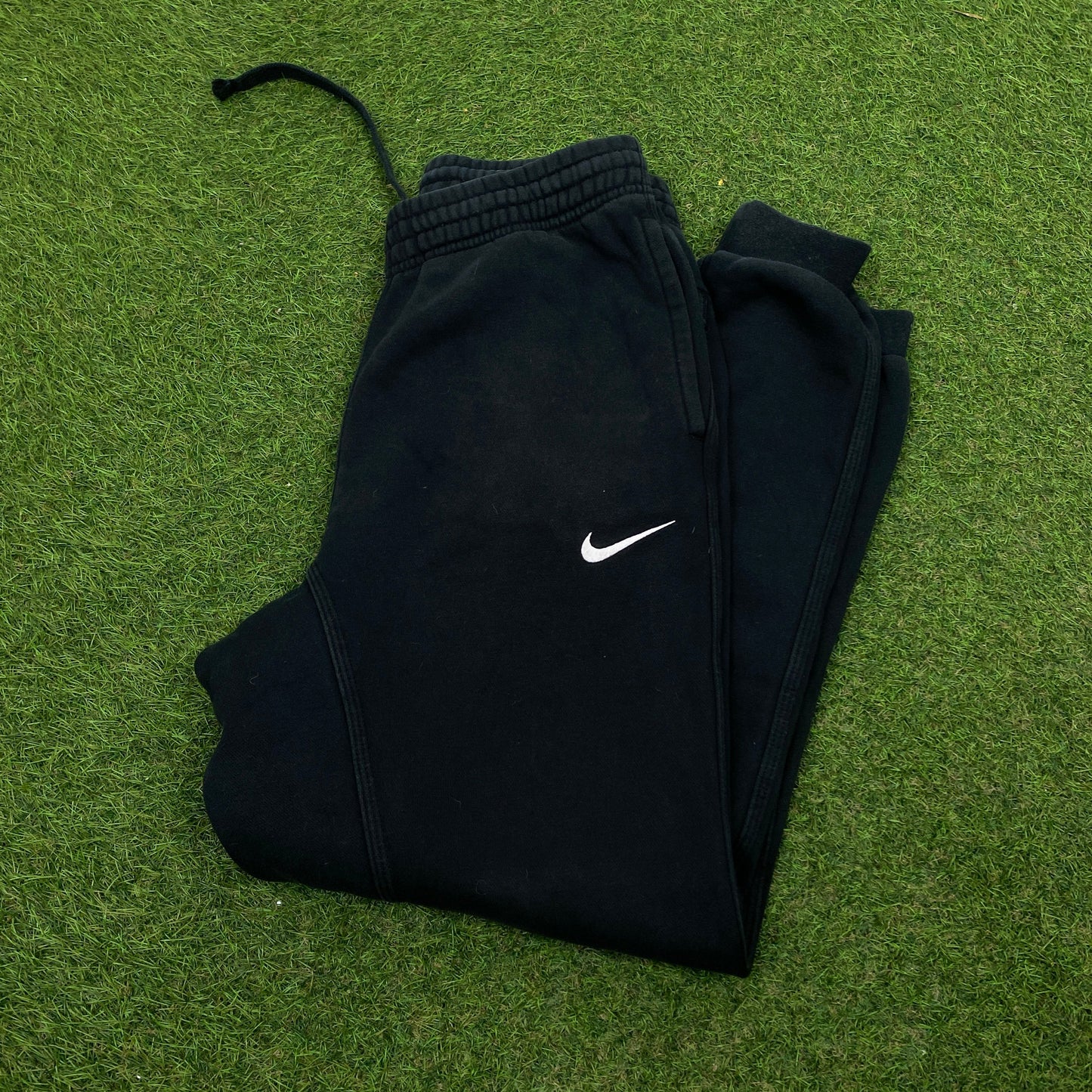 00s Nike Cotton Joggers Black Small