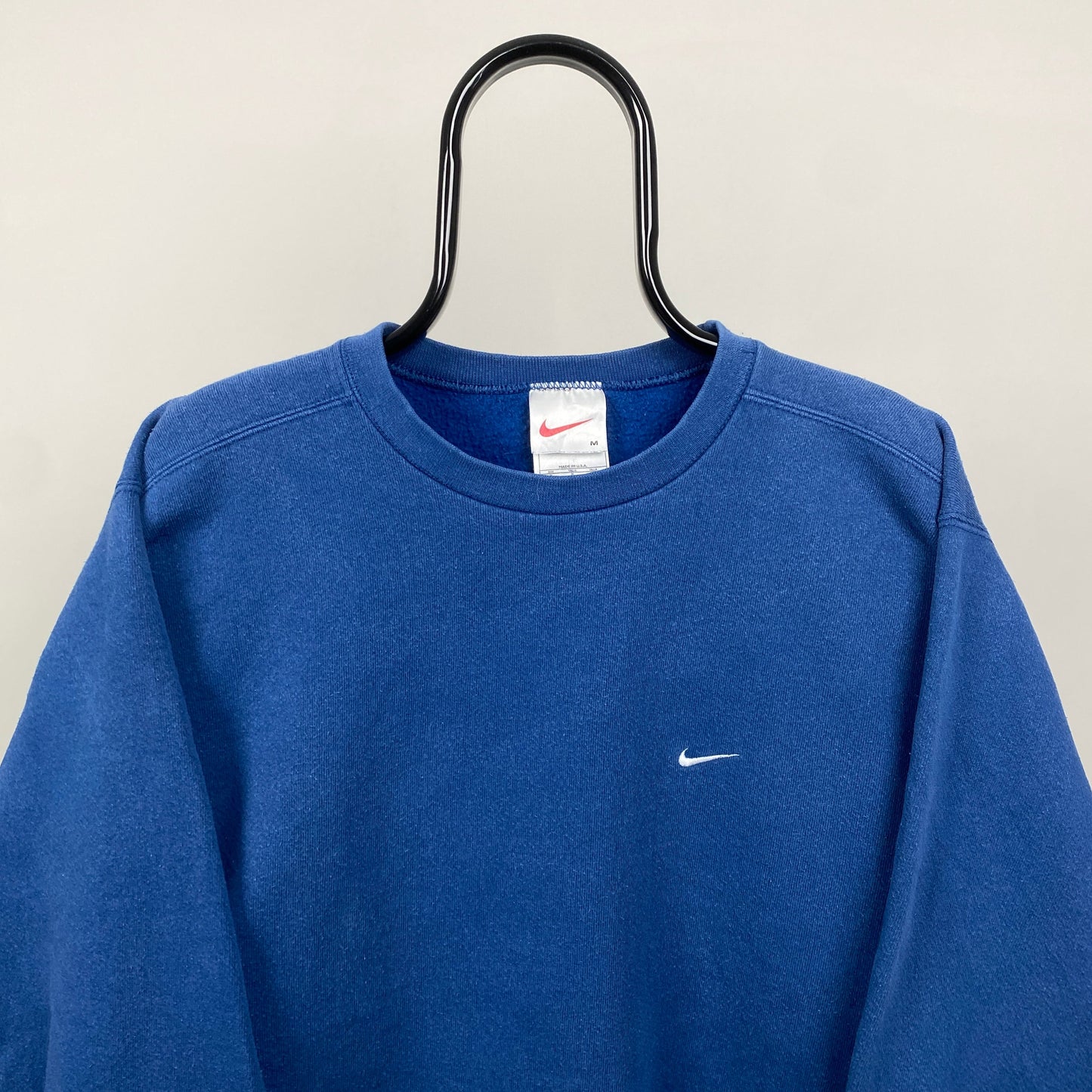 90s Nike Sweatshirt Blue Medium