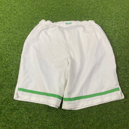 00s Nike Wolfsburg Football Shorts White Mediumr