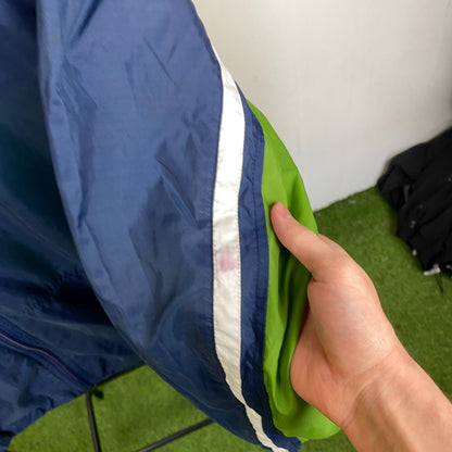 90s Nike Windbreaker Jacket Blue Small