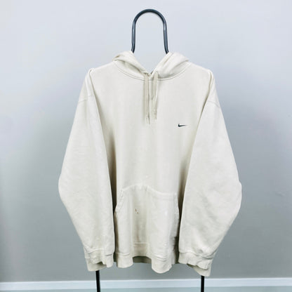 00s Nike Heavyweight Hoodie Brown XXL