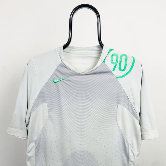 00s Nike T90 Football Shirt T-Shirt White XL