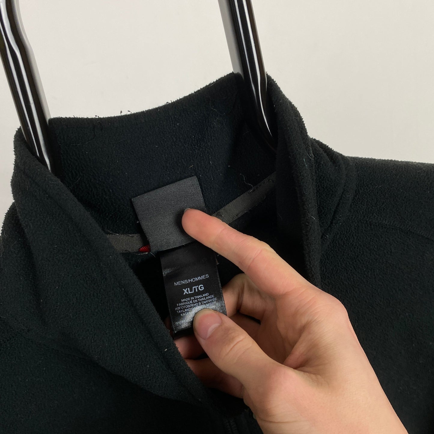 Retro The North Face Fleece Sweatshirt Black XL