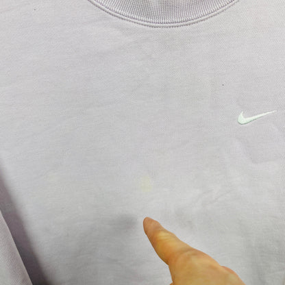 00s Nike Heavyweight Sweatshirt Purple Small