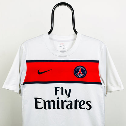 00s Nike PSG Pastore Football Shirt T-Shirt White Small