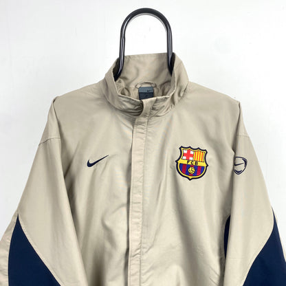 90s Nike Barcelona Windbreaker Jacket Brown Medium