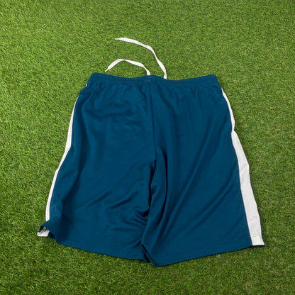 00s Nike Football Shorts Blue Medium