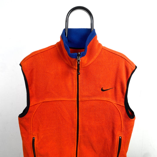 90s Nike ACG Fleece Sweatshirt Orange Medium/Small