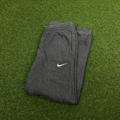 00s Nike Cotton Joggers Grey Small