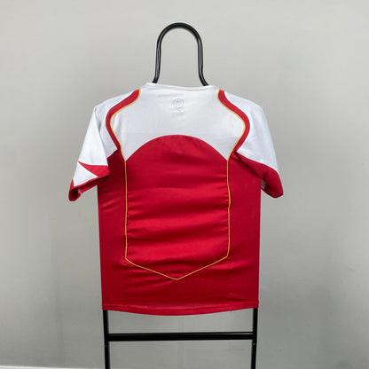 00s Nike Arsenal Football Shirt T-Shirt Red XS
