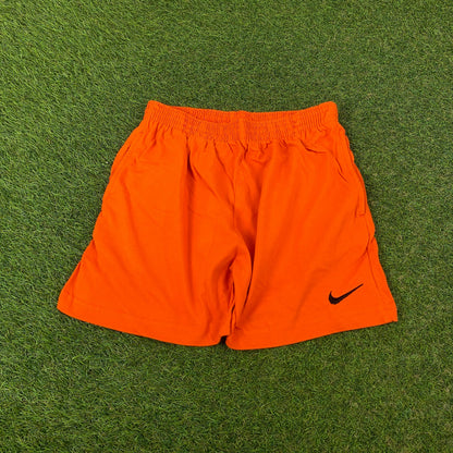 90s Nike Cotton Shorts Orange Small