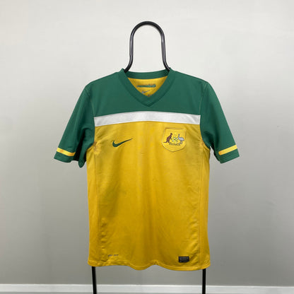 00s Nike Australia Football Shirt T-Shirt Yellow Small