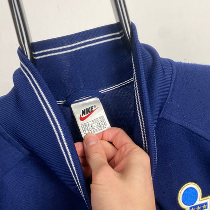 90s Nike Italy Track Jacket Blue Large