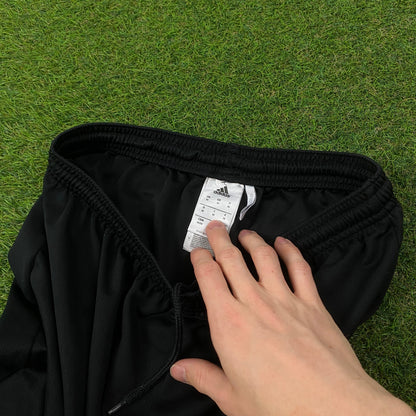 00s Adidas Football Shorts Black Medium