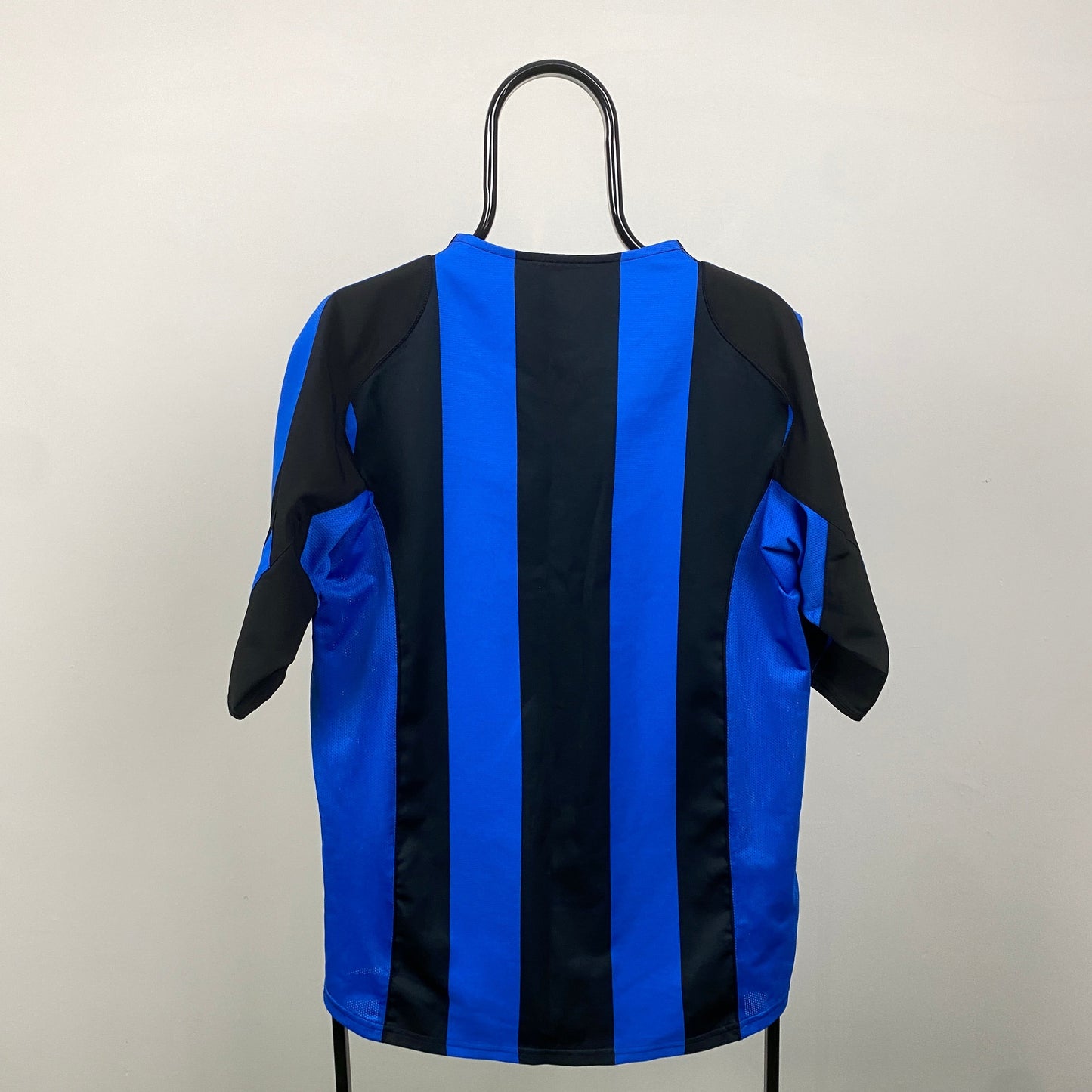 00s Nike Inter Milan Football Shirt T-Shirt Blue Medium