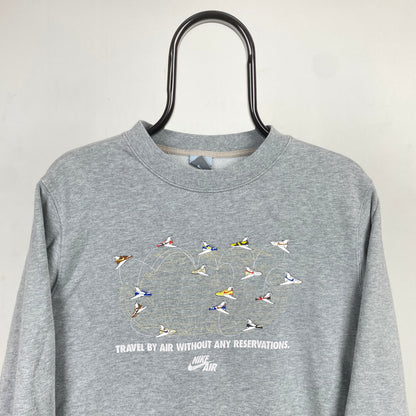 00s Nike Air Sweatshirt Grey Small
