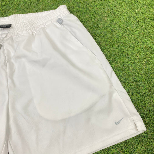 00s Nike Court Tennis Shorts White Small