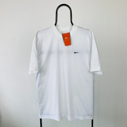 Vintage Nike Swoosh T-Shirt White Small