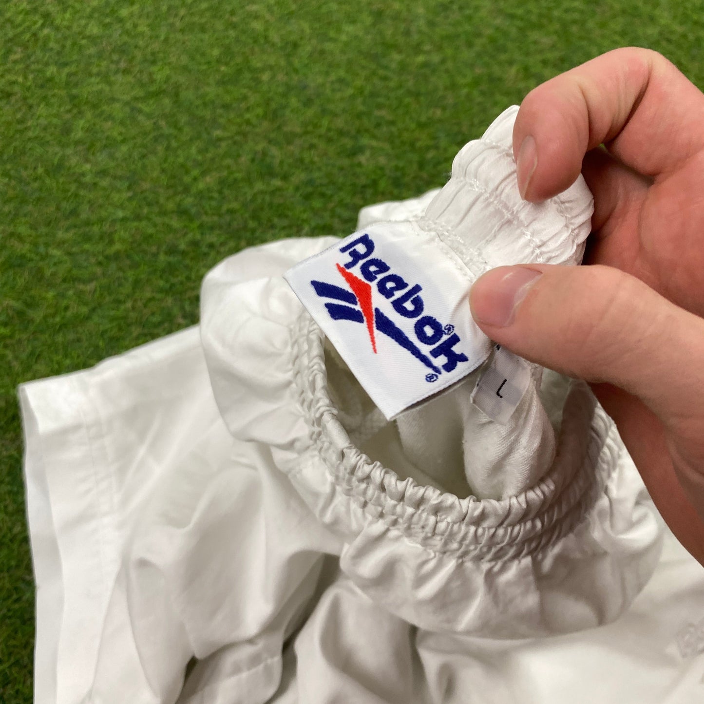 Retro Reebok Shorts White Large