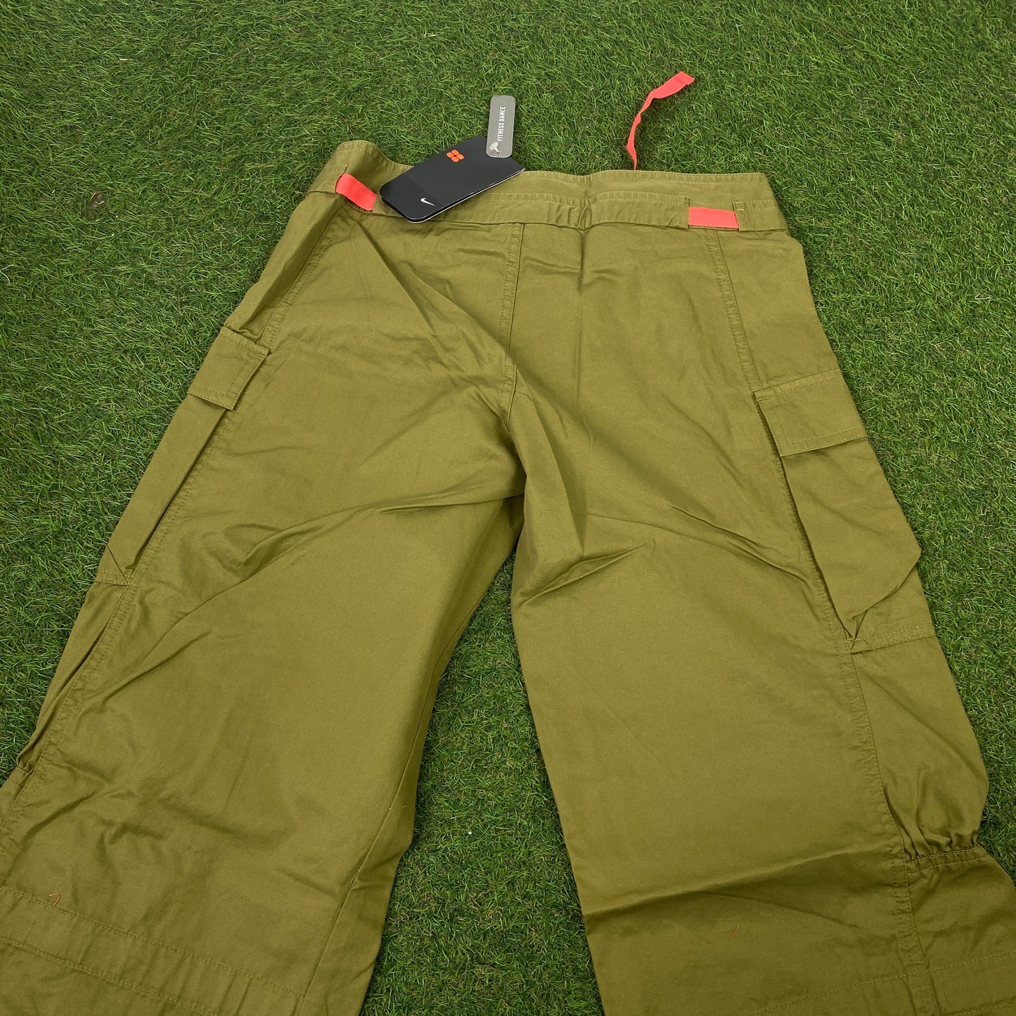 00s Nike Parachute Cargo Joggers Green XS
