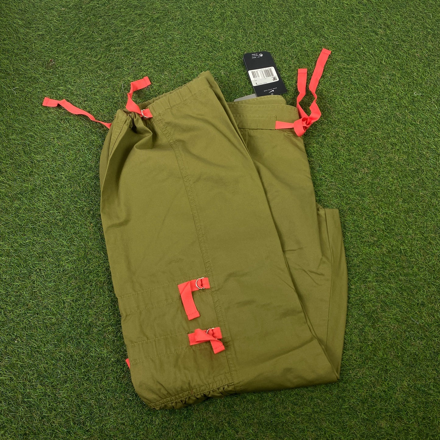 00s Nike Parachute Cargo Joggers Green Small