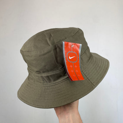 00s Nike Bucket Hat Green Brown