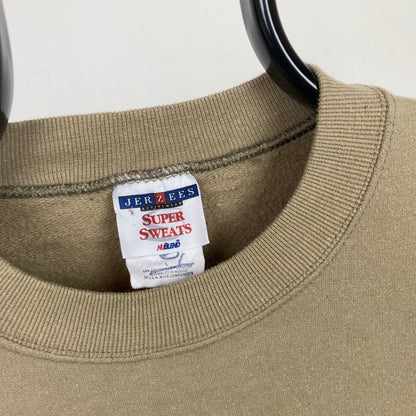 Retro 90s Canal Sweatshirt Brown Large