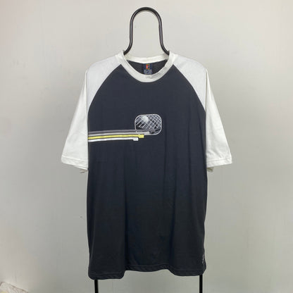 00s Nike Court T-Shirt Black Large