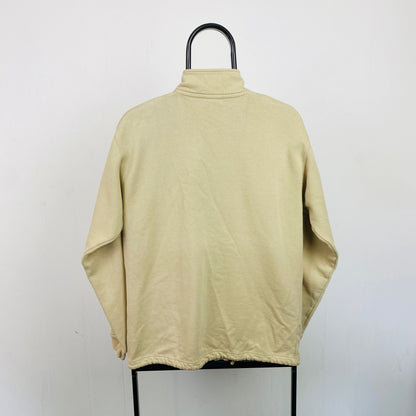 00s Nike Zip Sweatshirt Brown Small