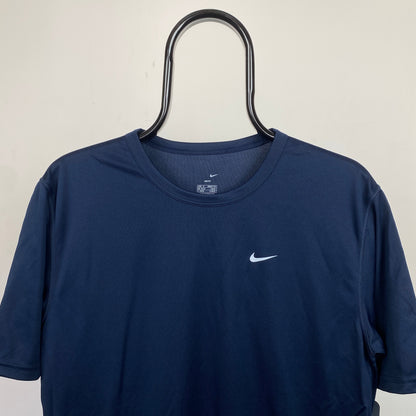 00s Nike Dri-Fit T-Shirt Blue Medium