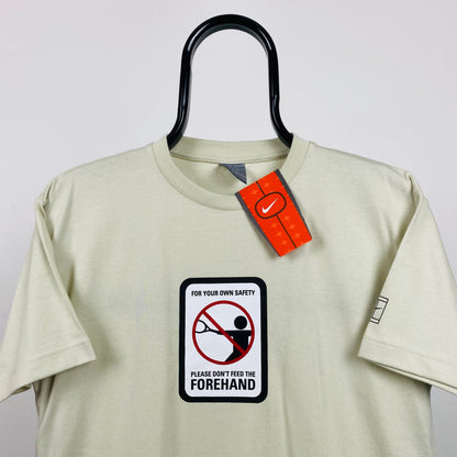 Vintage Nike Tennis T-Shirt Brown XS