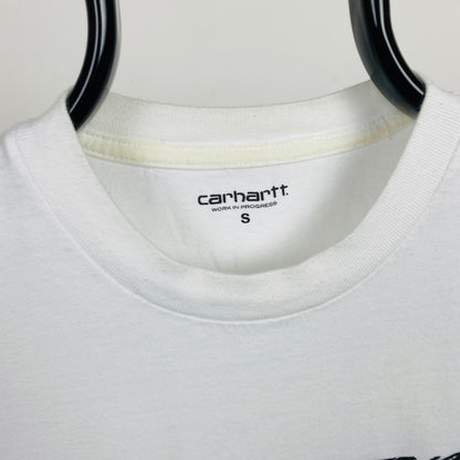 Retro Carhartt T-Shirt White Small