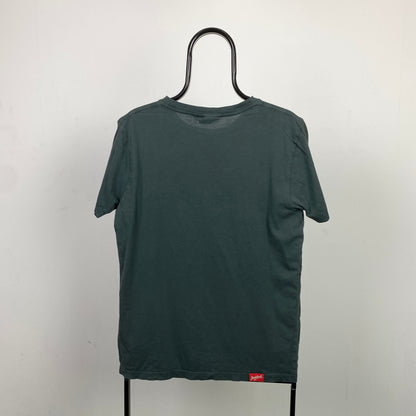 Retro Cylcing T-Shirt Grey Small
