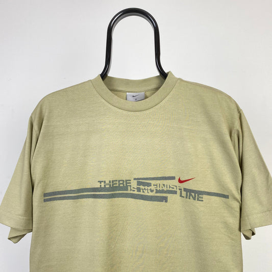 Vintage Nike T-Shirt Brown Small