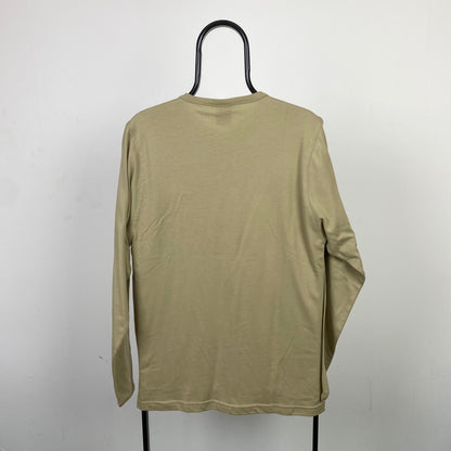 Vintage Nike Long Sleeve T-Shirt Brown XL