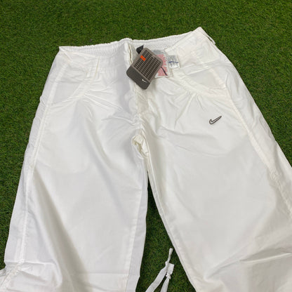 00s Nike Parachute Joggers White XL