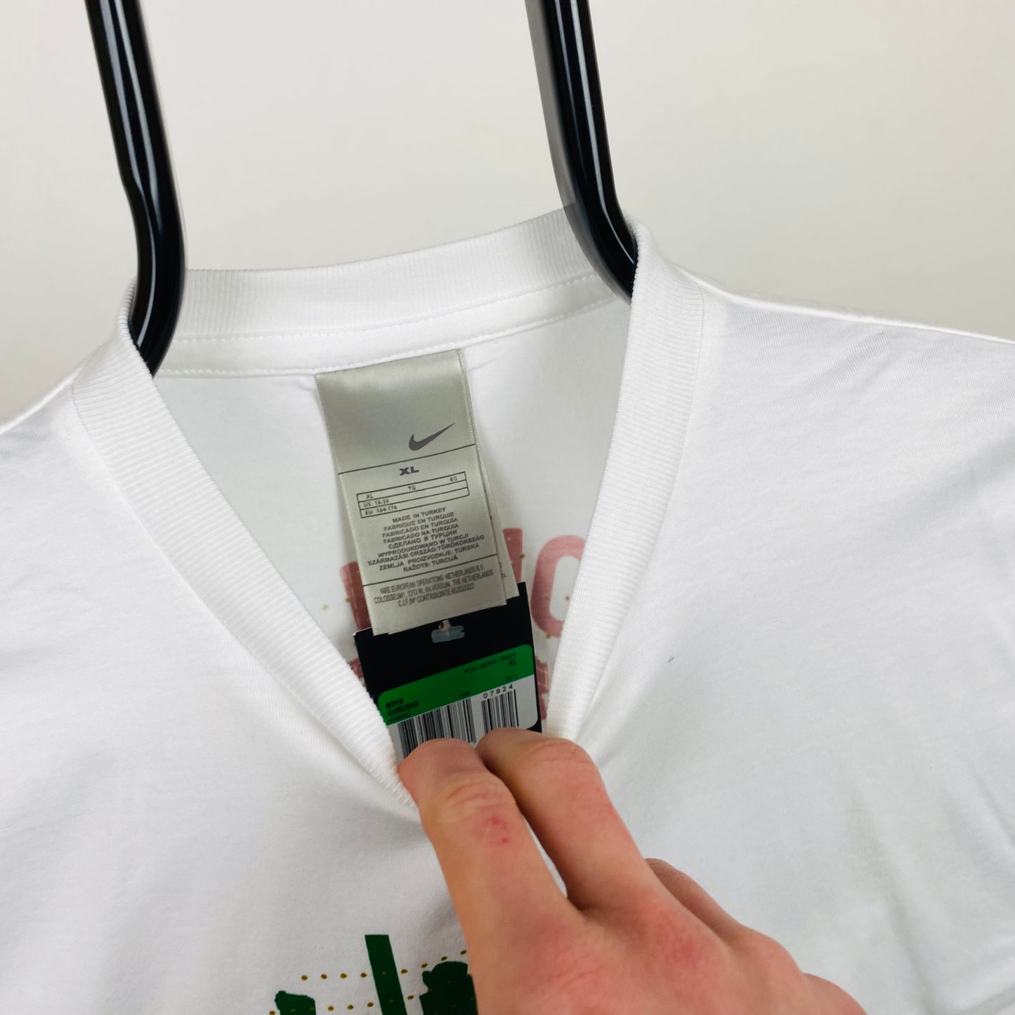 00s Nike Portugal Ronaldo T-Shirt White XS/Small