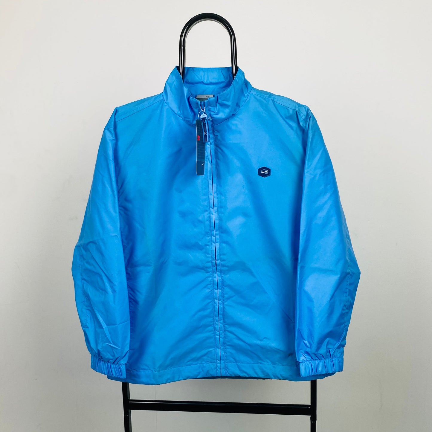 00s Nike Hex Windbreaker Jacket Baby Blue XS