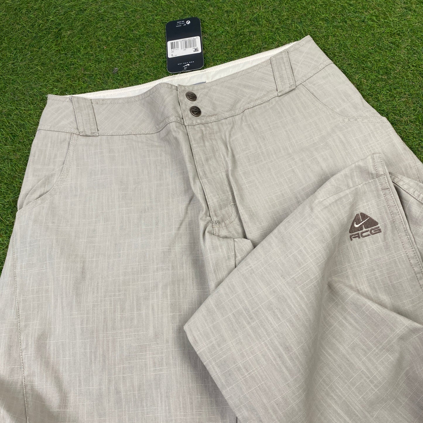 00s Nike ACG Cargo Trousers Joggers Grey Large