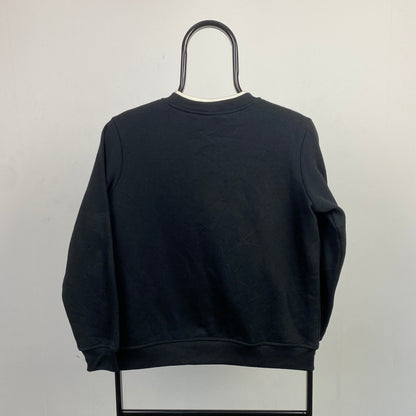 Retro Christmas Sweatshirt Black XS