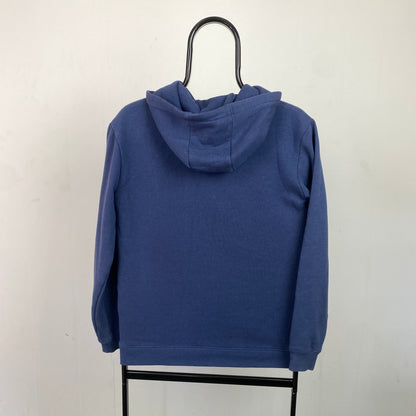 Retro Quiksilver Hoodie Blue XS
