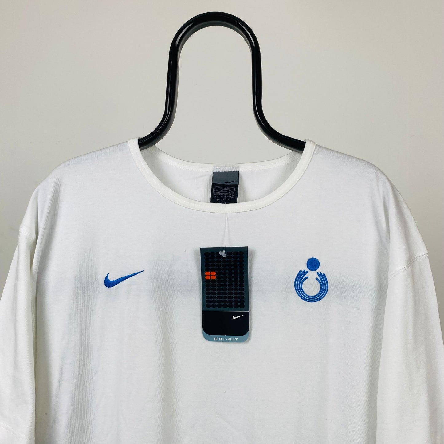 Vintage Nike Italy Football T-Shirt White XXL