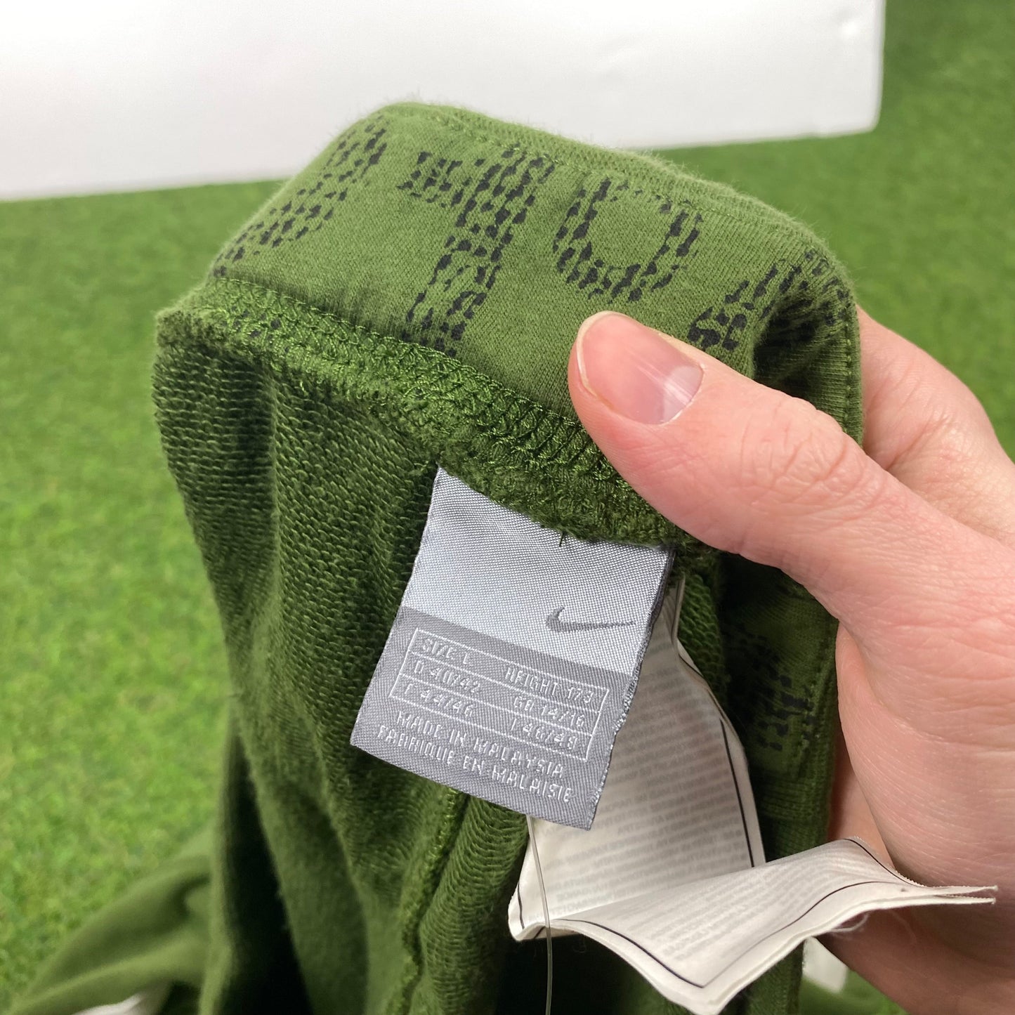 90s Nike Cotton Joggers Green Large