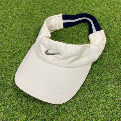00s Nike Visor Hat White