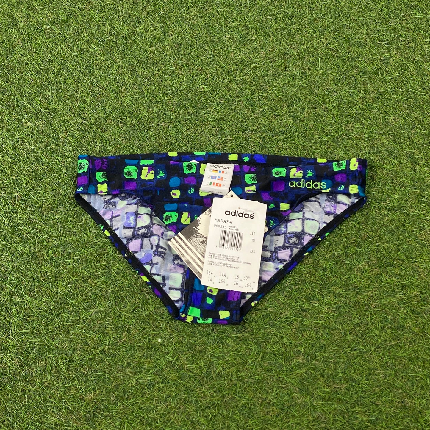 Vintage Adidas Swim Shorts Purple XS