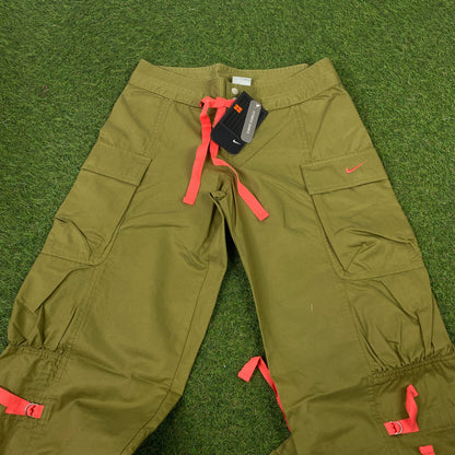 00s Nike Parachute Cargo Joggers Green XS