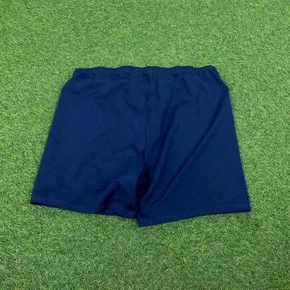 90s Nike Nylon Shorts Blue XL