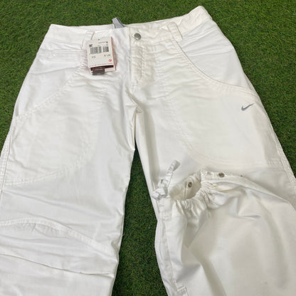 00s Nike Parachute Joggers White XS